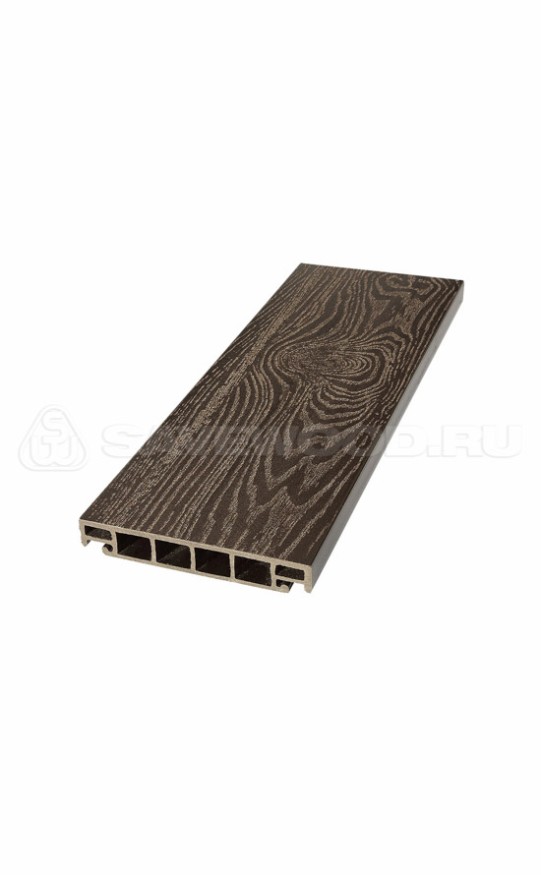 Террасная доска SaveWood, SW Salix (T), Темно-коричневый купить в Перми