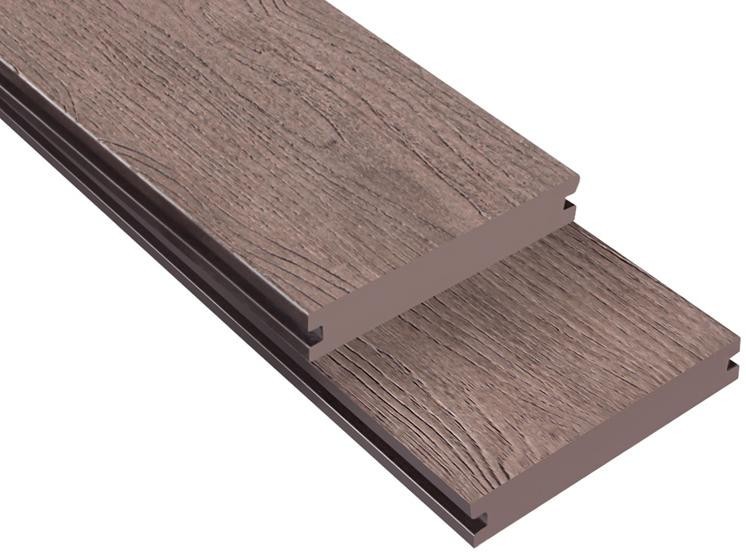 Террасная доска ДПК Outdoor 3D полнотелая NEVADA/CALIFORNIA BROWN коричневый микс. купить в Перми