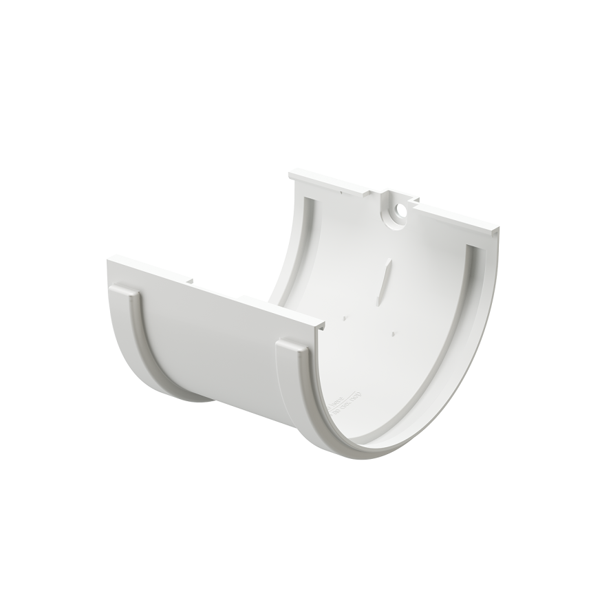 Соединитель для желобов Docke Standard, белый цвет. купить в Перми