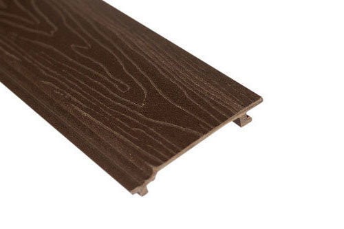 Фасадная панель из ДПК ECODECKING Коричневого цвета купить в Перми