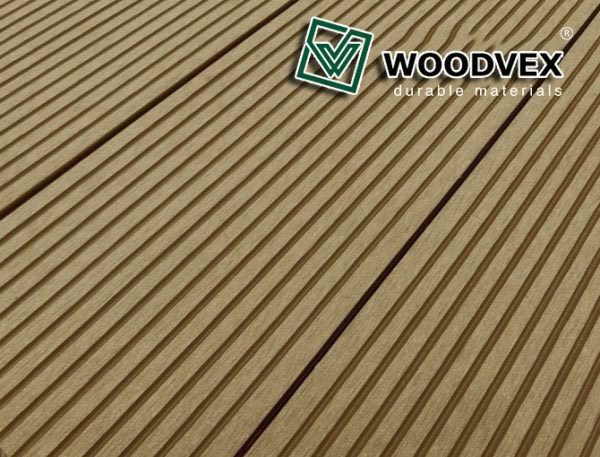 Террасная доска WOODVEX Select из ДПК цвета Кофе купить в Перми