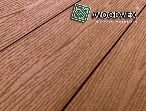 Террасная доска WOODVEX Select из ДПК в цвете Терракота купить в Перми