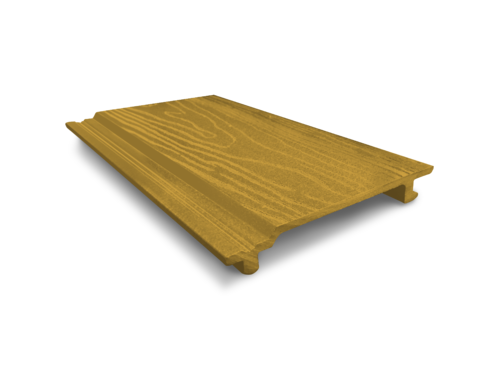 Фасадная панель из ДПК ECODECKING Цвет Желтый купить в Перми