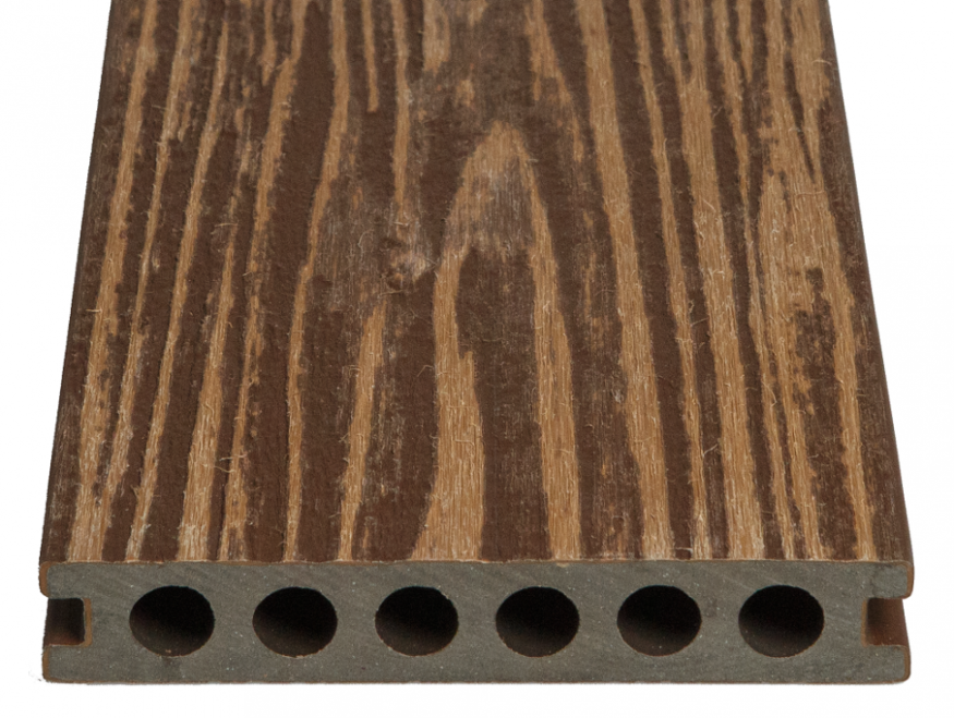 Террасная доска из ДПК CM Decking Zebrano, Коричневый (под заказ) купить в Перми
