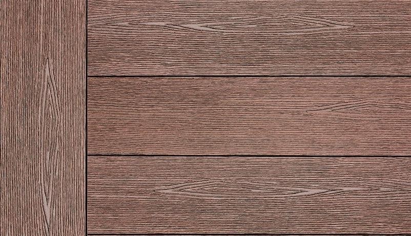 Террасная доска ДПК Outdoor 3D сплошная STORM/OCEAN BROWN коричневая смешанная купить в Перми