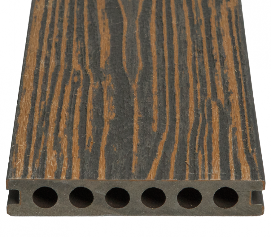 Террасная доска из ДПК CM Decking Zebrano, Графит (под заказ) купить в Перми