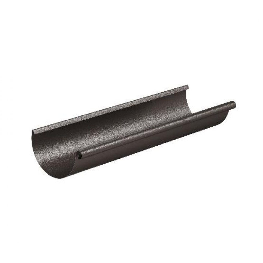 Водосточный желоб Aquasystem RR 32, тёмно-коричневый матовый, 3.00 м, 150/100 купить в Перми