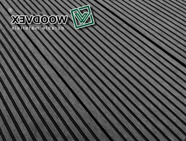 Террасная доска WOODVEX Select из ДПК в цвете Графит купить в Перми