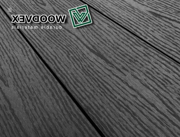 Террасная доска WOODVEX Select из ДПК в цвете Графит купить в Перми